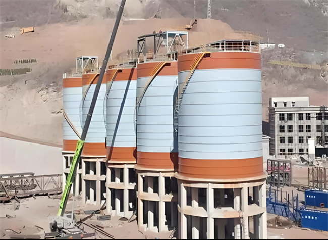 灵寿高架钢板仓